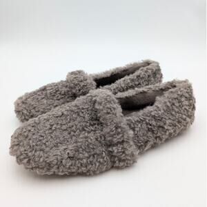 Seychelles Faux Shearling Moc toe Loafer Shoes Women's Gray Size US8M